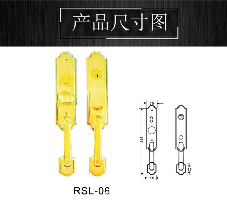 麻豆国产在线看不锈钢豪华大门锁