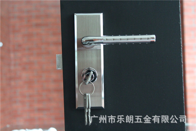 麻豆国产在线看不锈钢面板房门锁