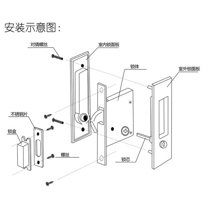 麻豆国产在线看看免费麻豆毛片网RSL-606ET 移门推拉门锁